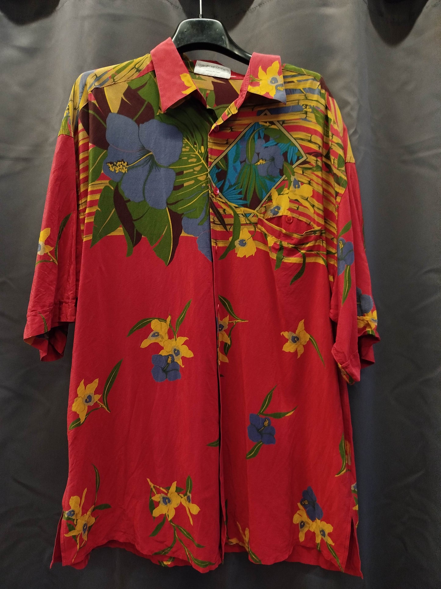 Camicia Pancaldi&B in seta vintage (L)