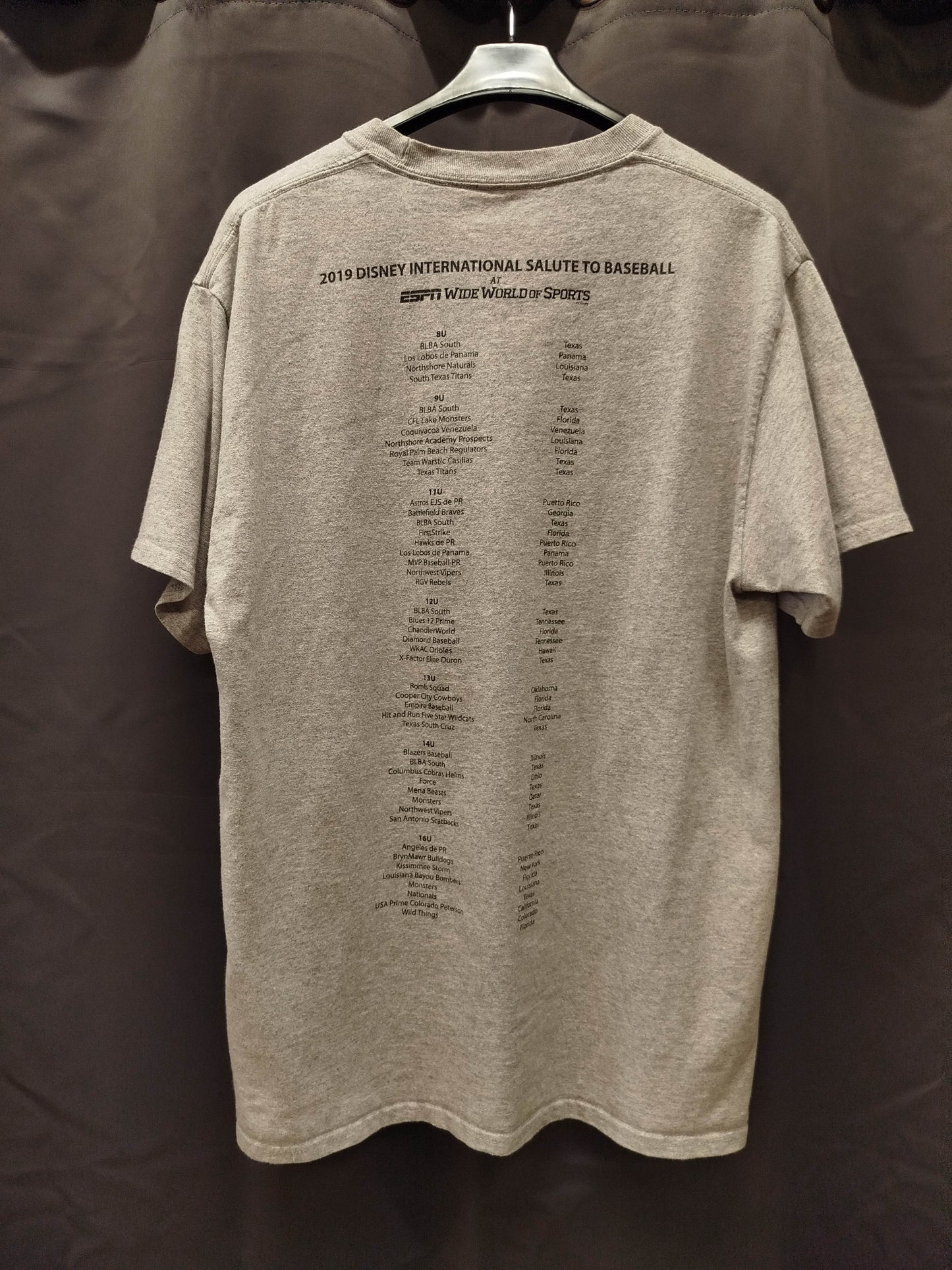 T-shirt Disney International salute Baseball 2019 (M)