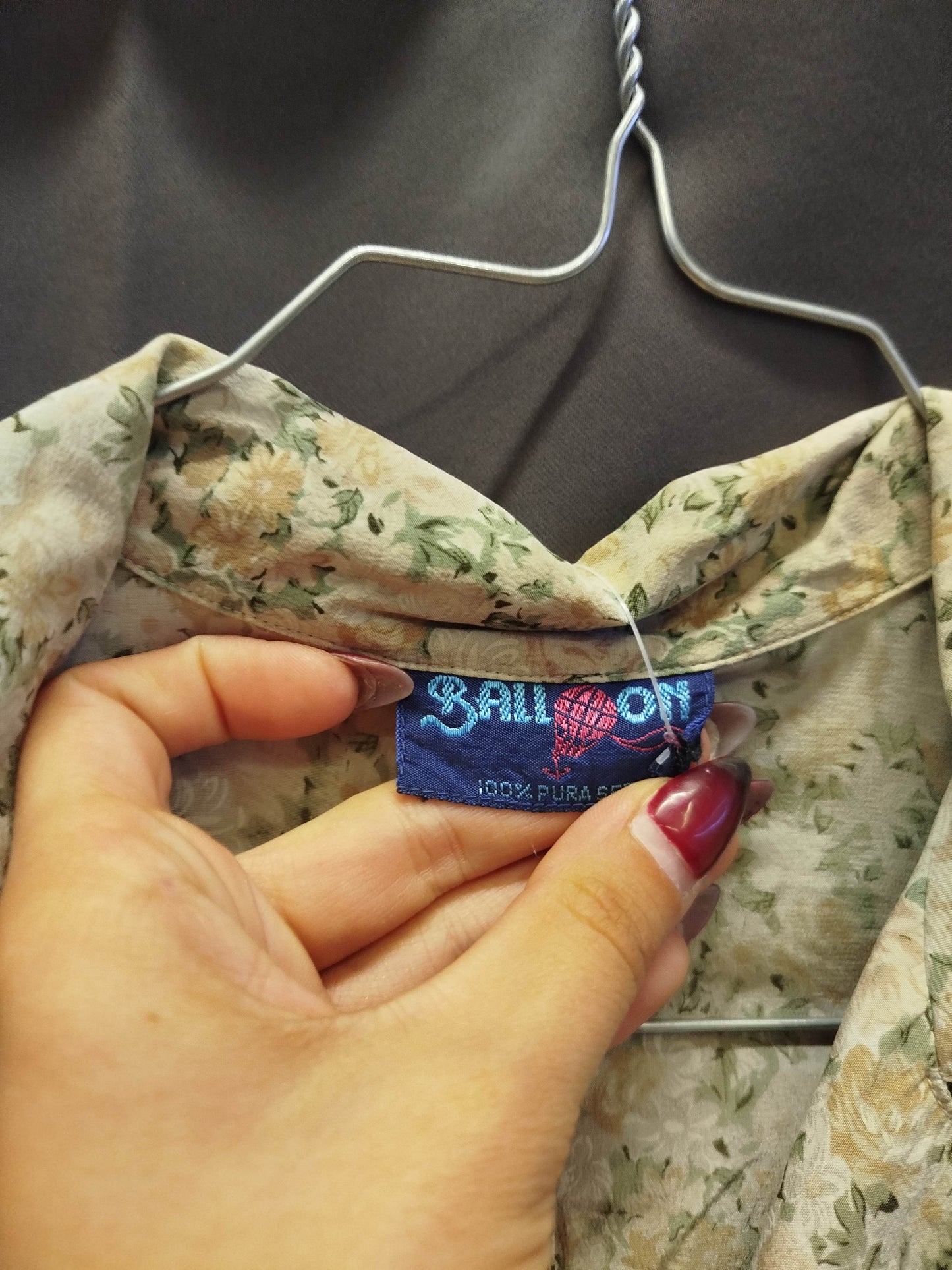 Camicia in seta Baloon (L)