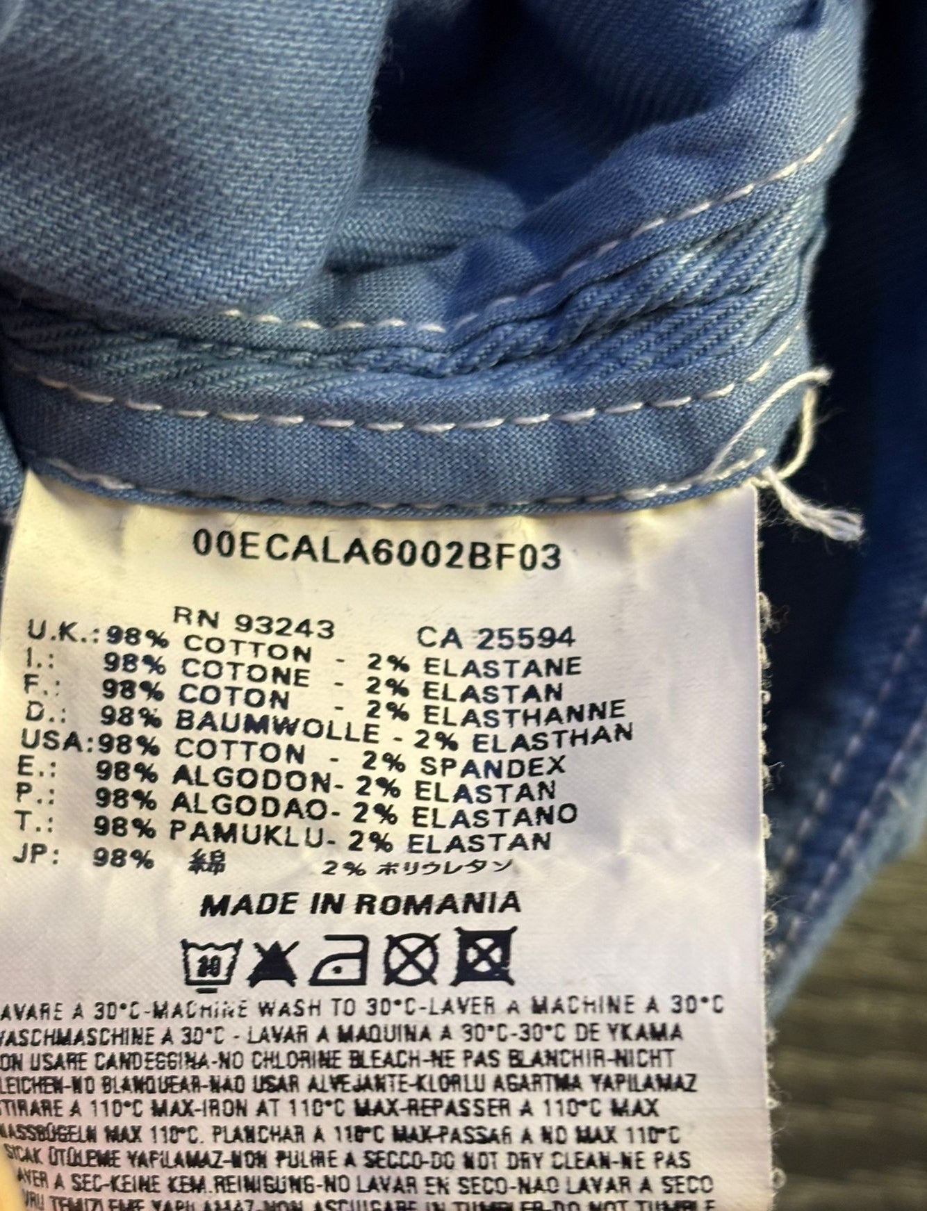 Giacca crop in denim Diesel (XS Donna)