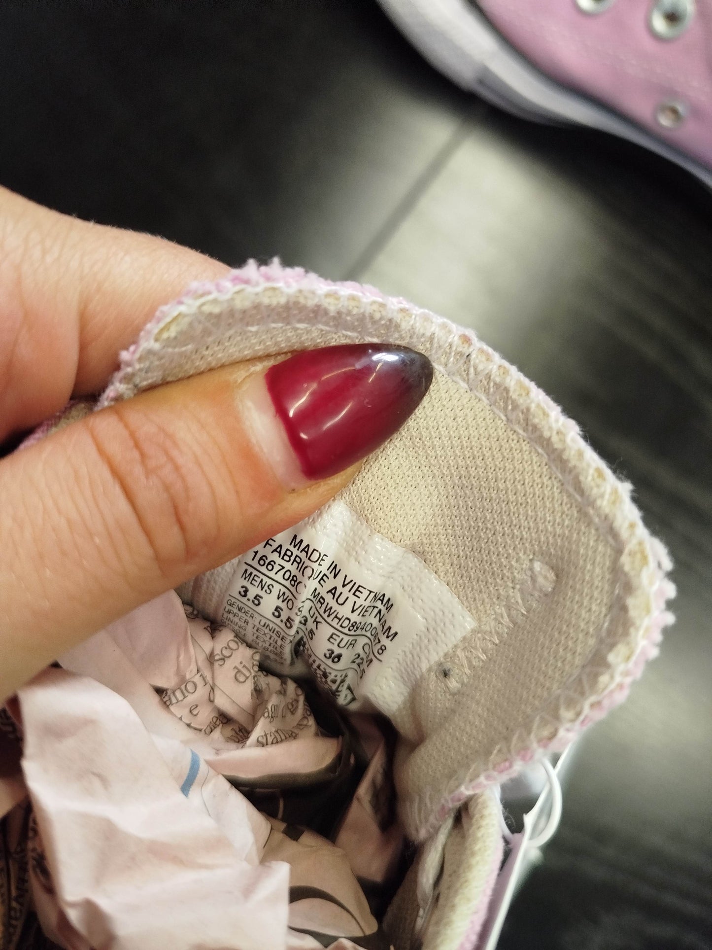 Scarpe converse rosa (36)