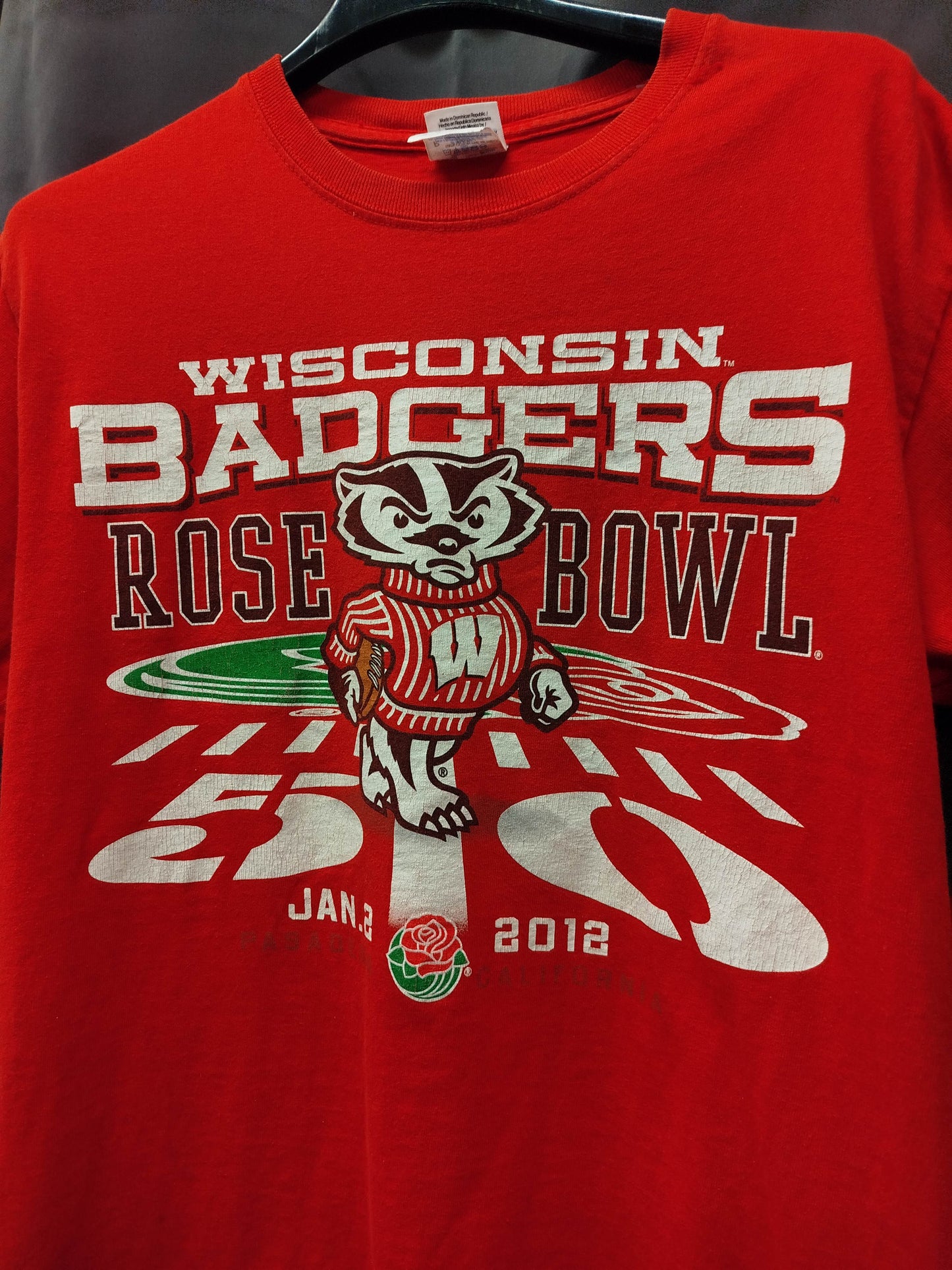 T-shirt Wisconsin Badgers Rose Bowl 2012 (s)