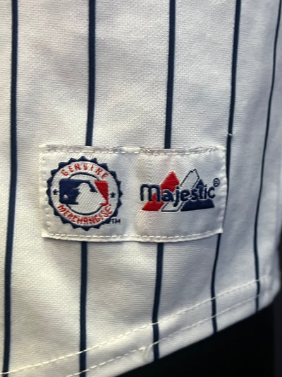 Jersey vintage MLB NY Yankees Jeter #2 (S uomo) thumbnail
