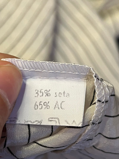 Blusa vintage sartoriale in seta e acetato (M donna) thumbnail