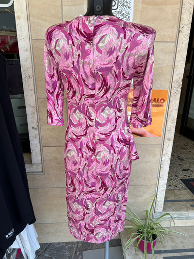 Abito vintage sartoriale in seta| M donna thumbnail