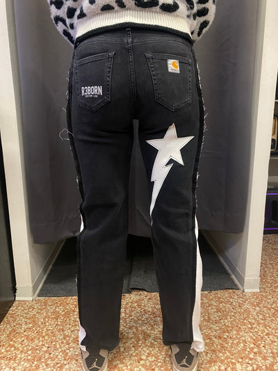 Jeans Carhartt Neri Elasticizzati Custom Donna M | R3BORN thumbnail