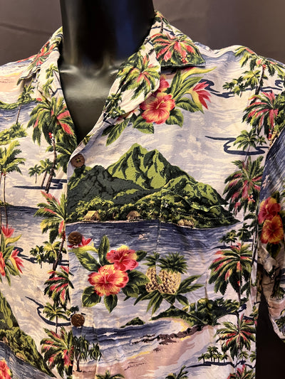 Camicia hawaiana Hilo Hattie made in hawaii vintage (L uomo) thumbnail