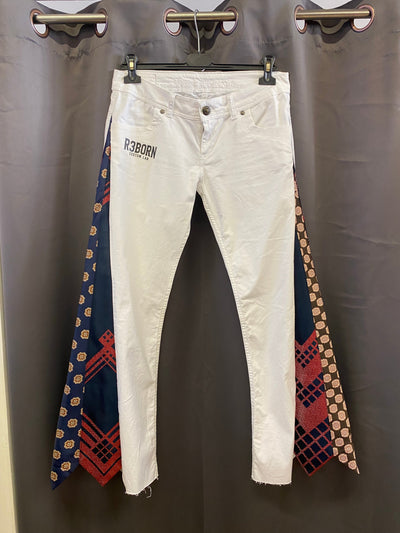 Jeans Bianchi Magazzino del sale Custom - M donna | R3BORN thumbnail
