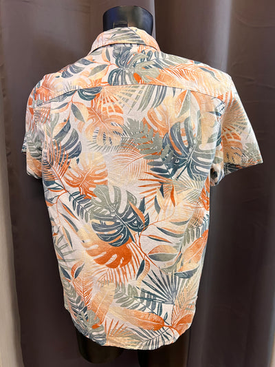 Camicia hawaiana American Eagle lino e cotone (M uomo) thumbnail