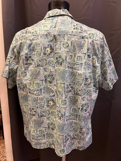 Camicia hawaiana vintage Coconut Shell made in hawaii (XL uomo) thumbnail