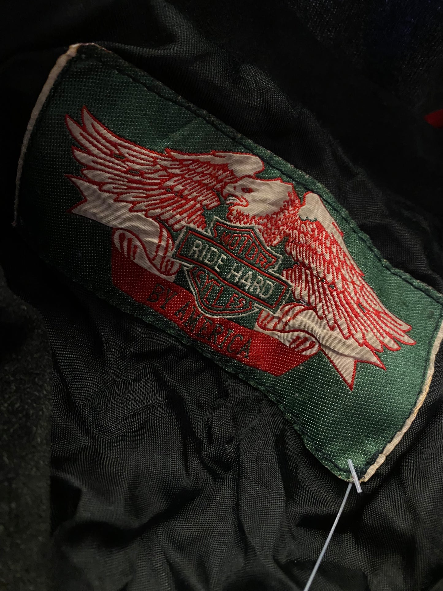 Cappotto nero in vera pelle vintage (L uomo)