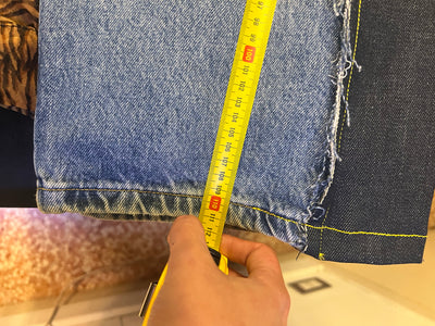 Jeans Lee flare custom R3BORN | XL uomo thumbnail