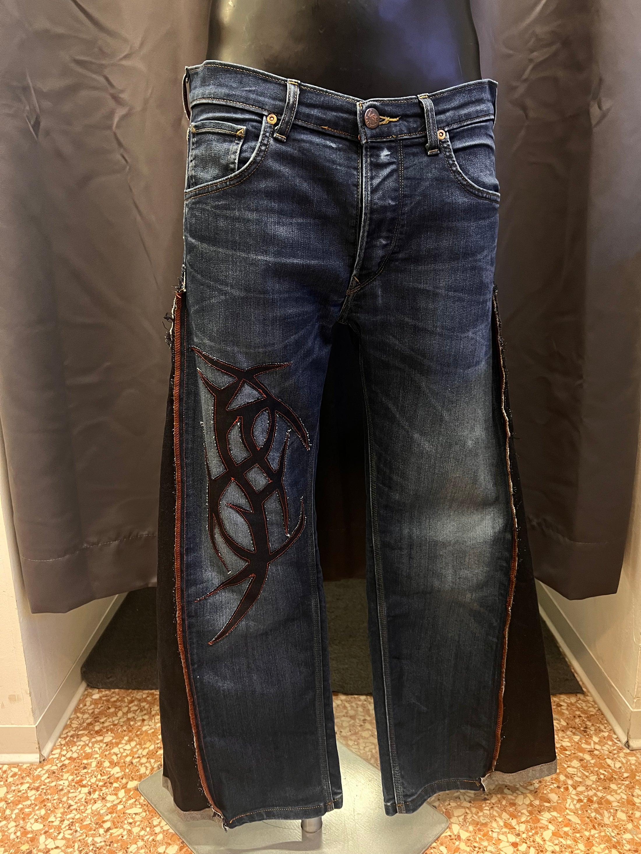 Jeans Lee flare custom R3BORN | M/32 uomo