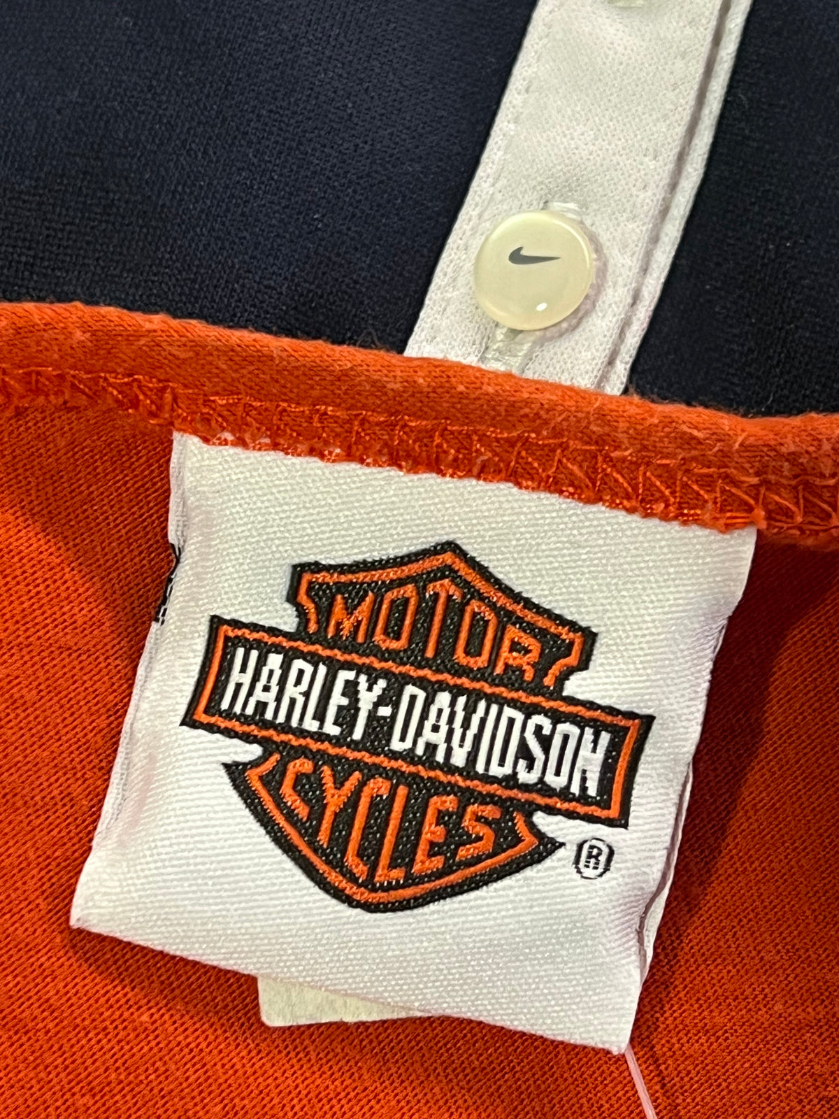 Maglia Harley-Davidson Donna Arancione Strass – Taglia S – Made in USA