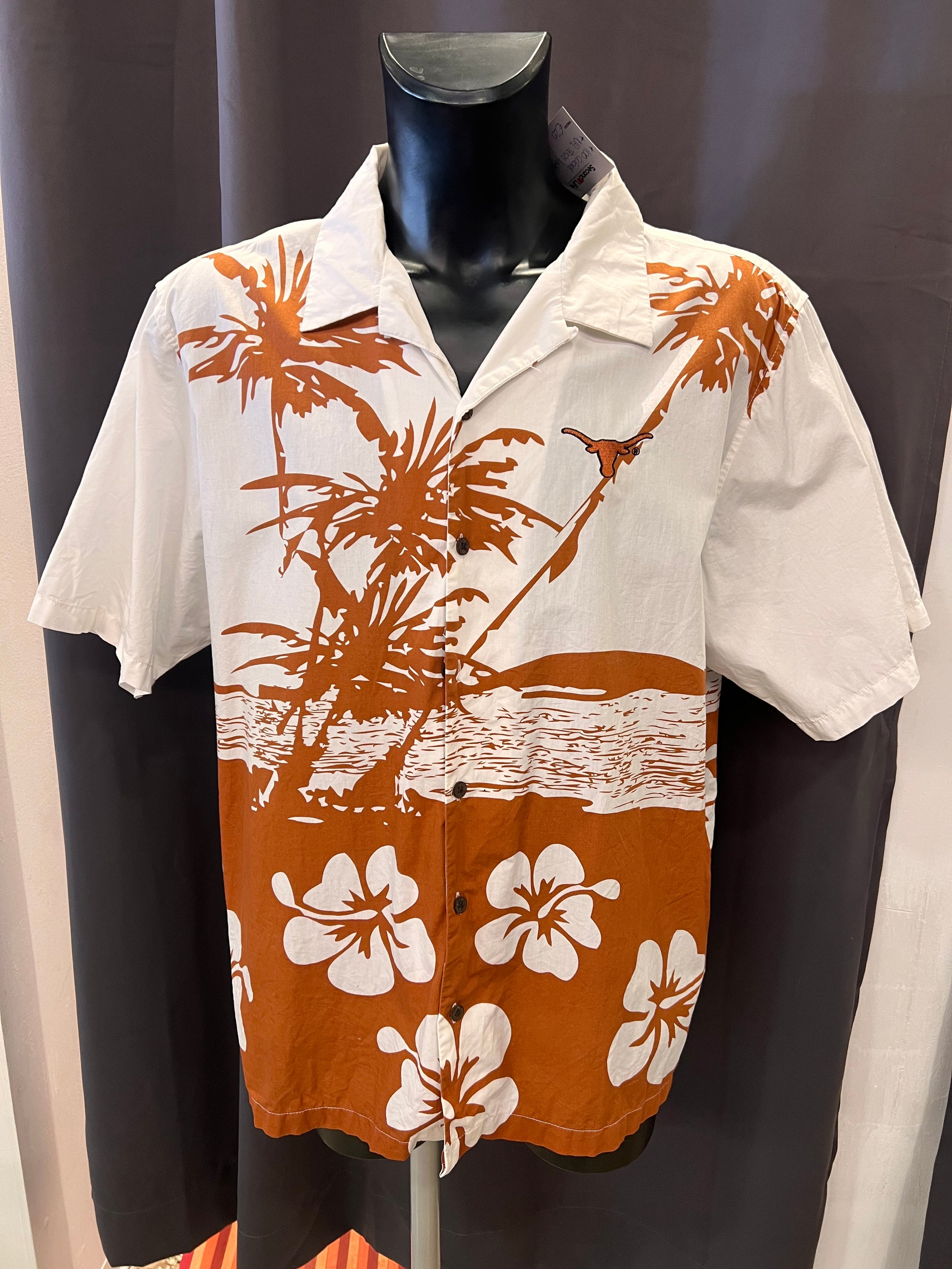 Camicia hawaiana Chiliwear texas longhorns |3xl uomo