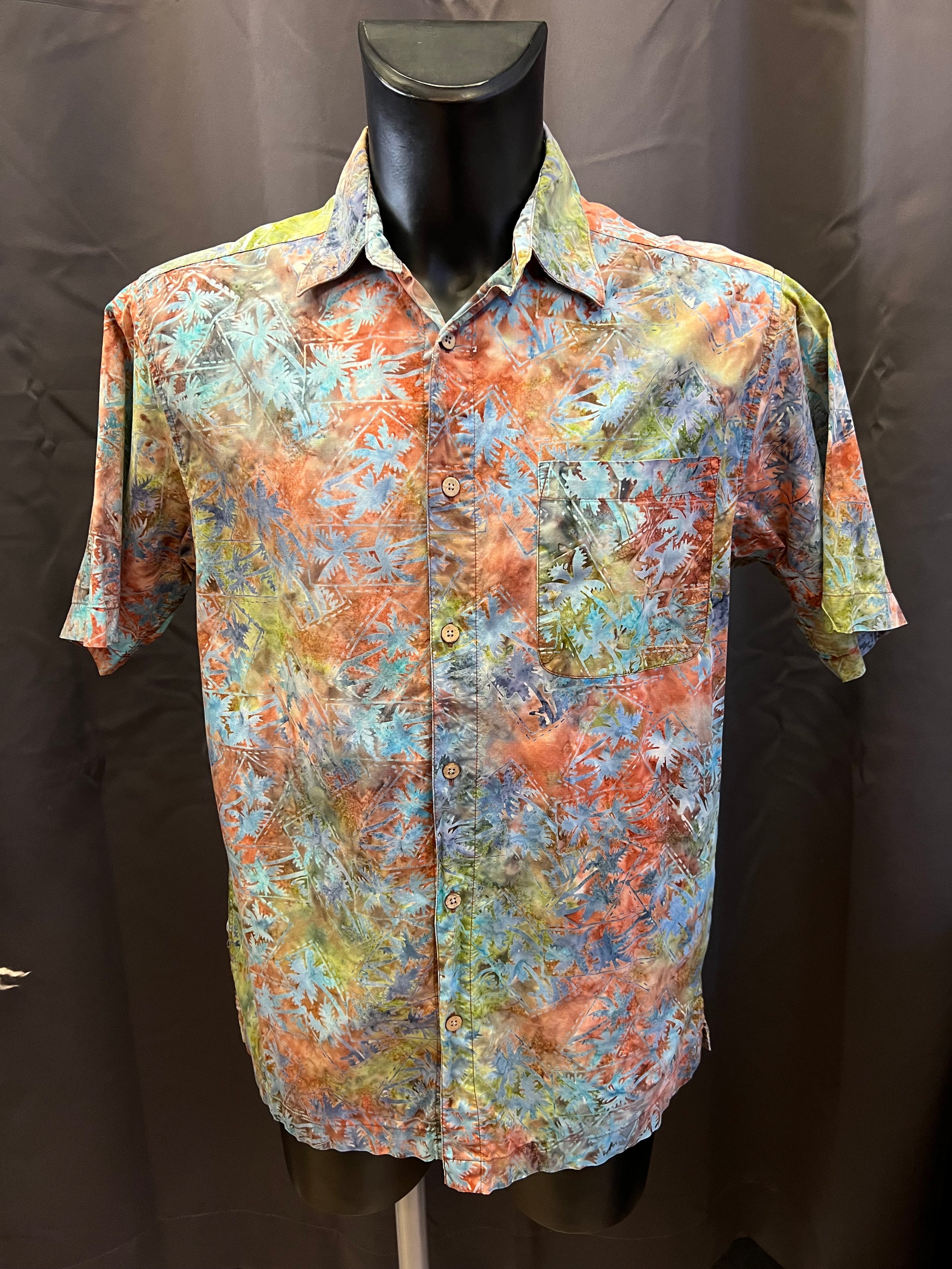 Camicia hawaiana in cotone Island Republic (M uomo)