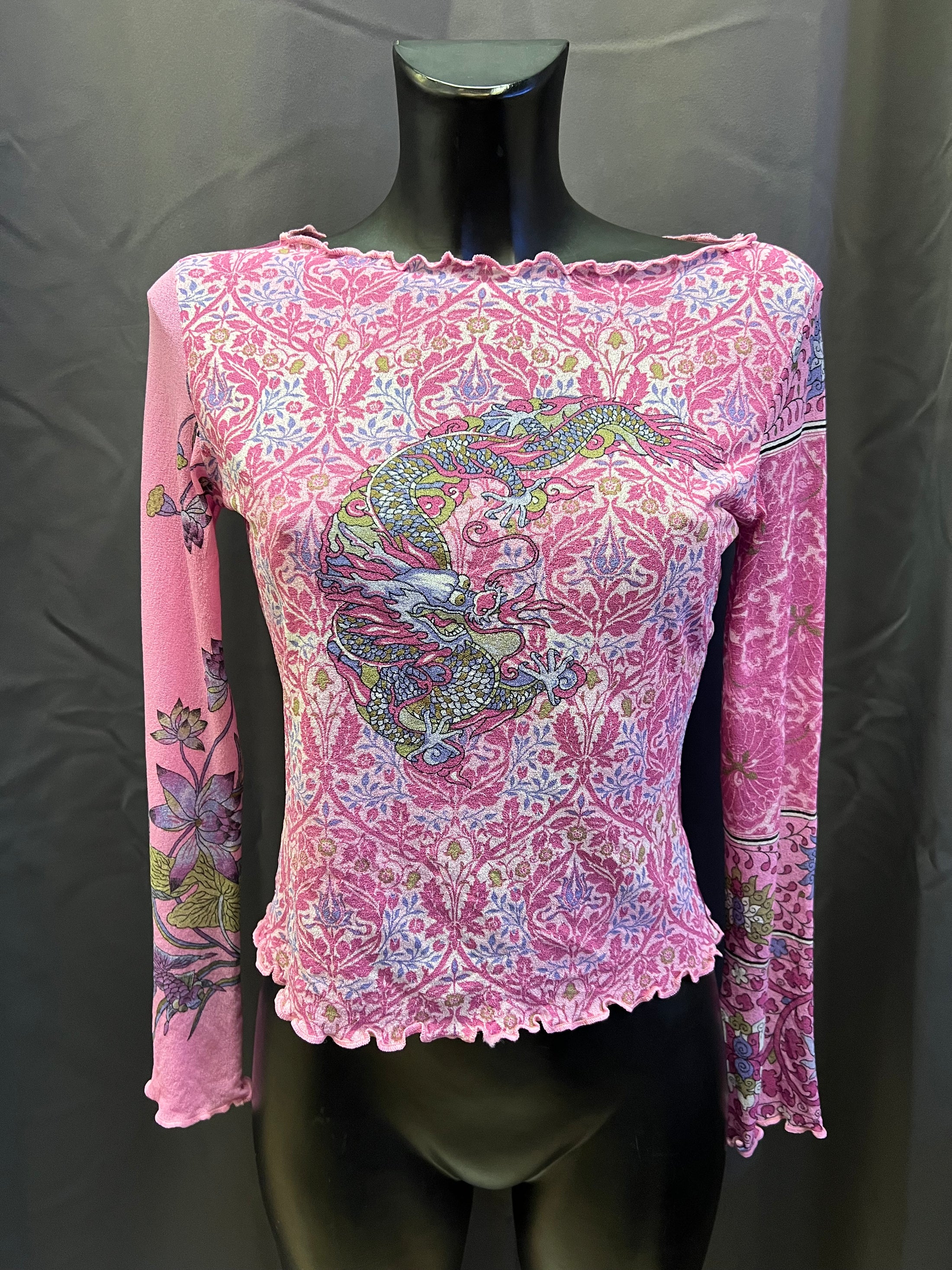 Blusa velata Y2k (L donna)