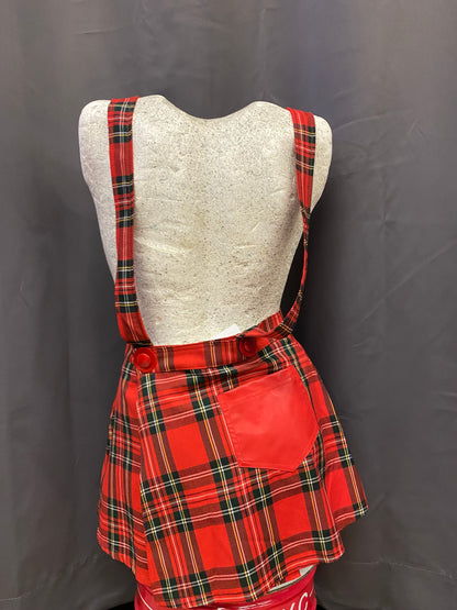 Salopette vintage Francese Tartan Diab’ Less Paris (S)