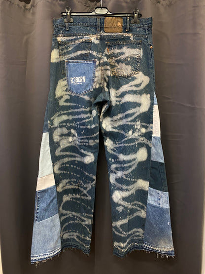 Jeans Levi’s 501 Orange Tab vintage Custom by R3BORN (M)