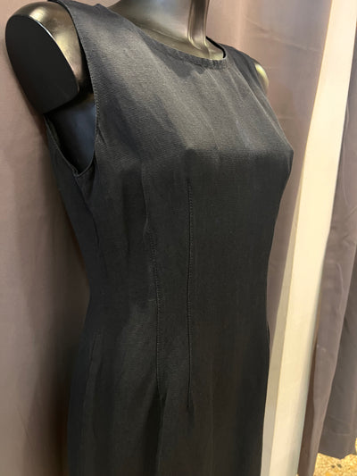 Tubino Sportmax nero lino e viscosa | M donna thumbnail