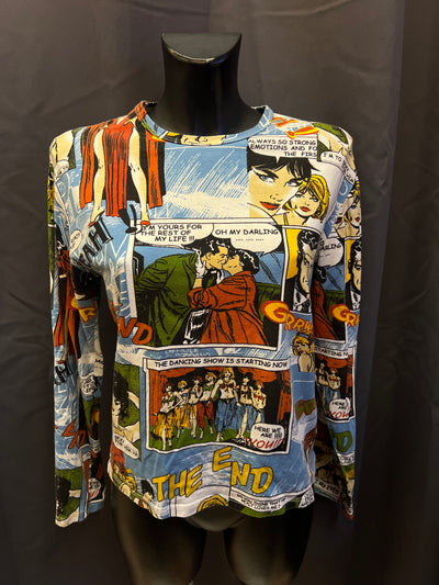 Maglia The end stampa comics (L donna) thumbnail