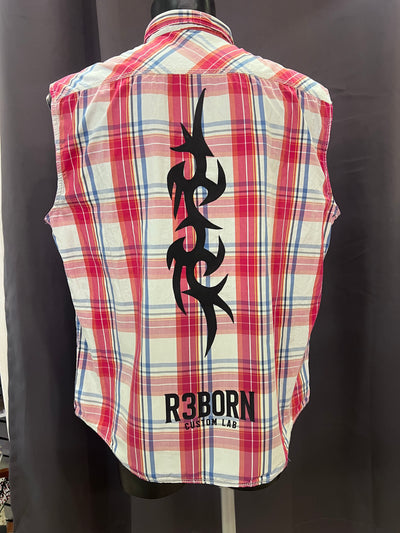 Camicia vintage Napapijri boxfit Custom R3BORN (XXL uomo) thumbnail