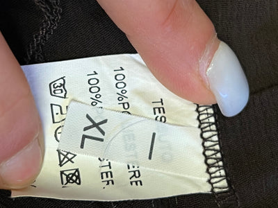 Cardigan marrone manica tre quarti (XL donna) thumbnail
