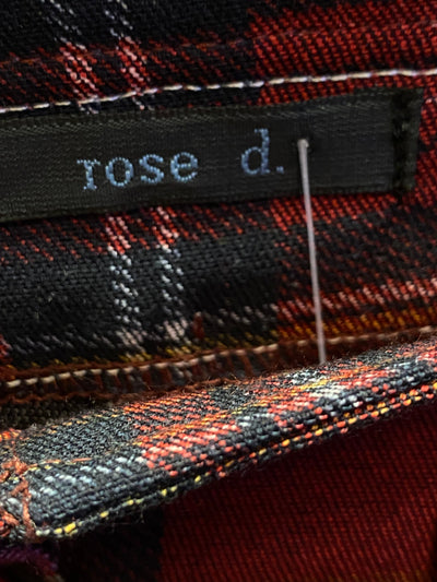 Pantalone a zampa tartan Rose D. Custom - donna M | R3BORN thumbnail