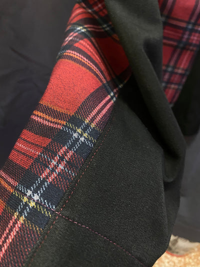 Pantalone a zampa tartan Rose D. Custom - donna M | R3BORN thumbnail