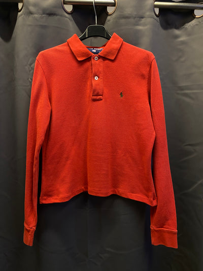 Polo crop Ralph Lauren a maniche lunghe Custom - donna M | R3BORN thumbnail