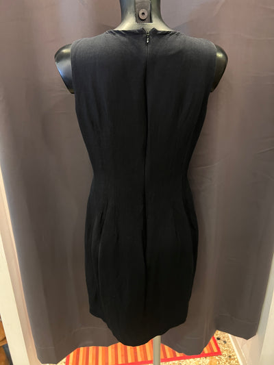 Tubino Sportmax nero lino e viscosa | M donna thumbnail