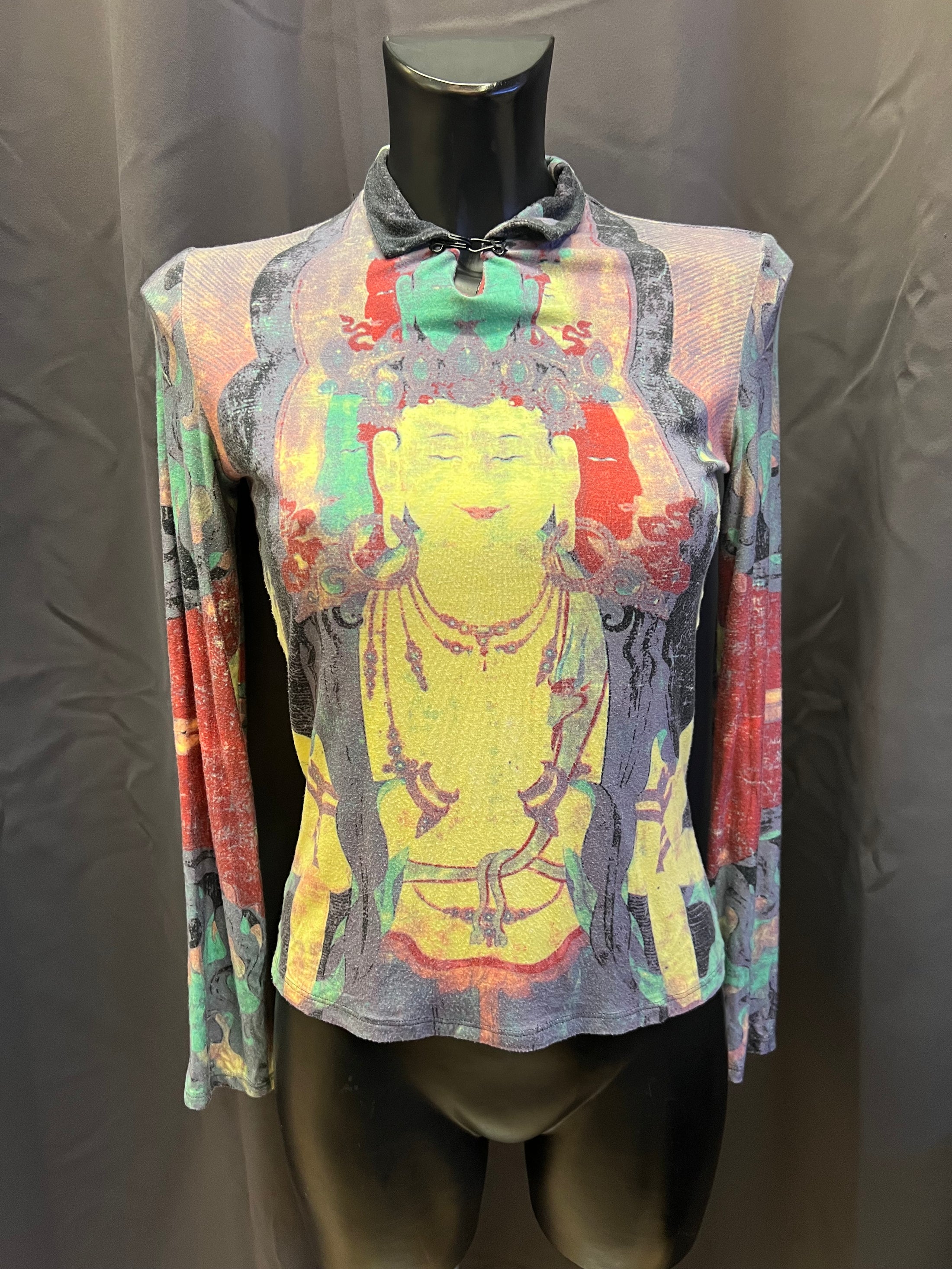 Maglia Buddha Y2k ( m donna)