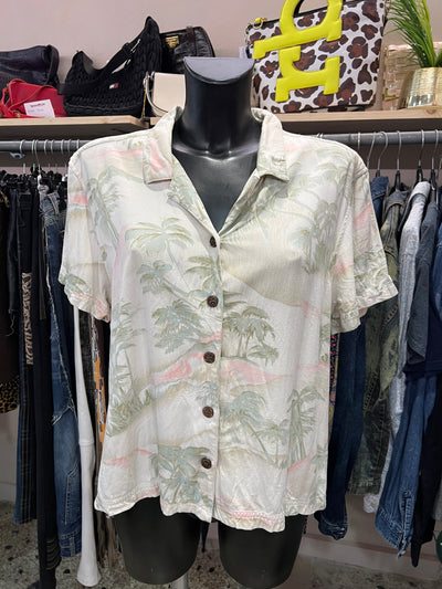 Camicia hawaiana vintage Island Traders | XL donna thumbnail