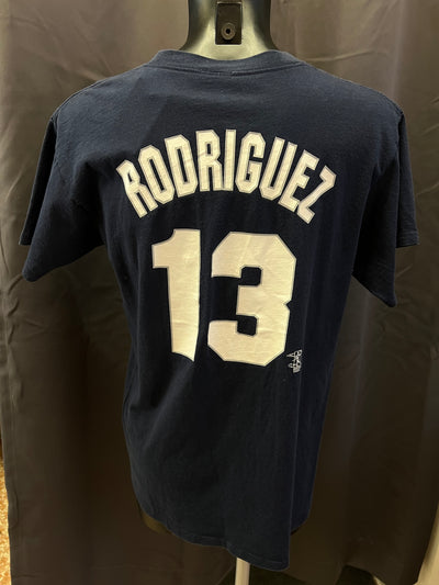 T-shirt vintage MLB Alex Rodriguez New York Yankees ( M uomo) thumbnail