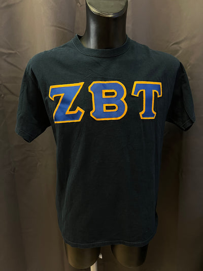 T-shirt vintage Gildan Ultra Cotton Zeta Beta Tau (L uomo) thumbnail