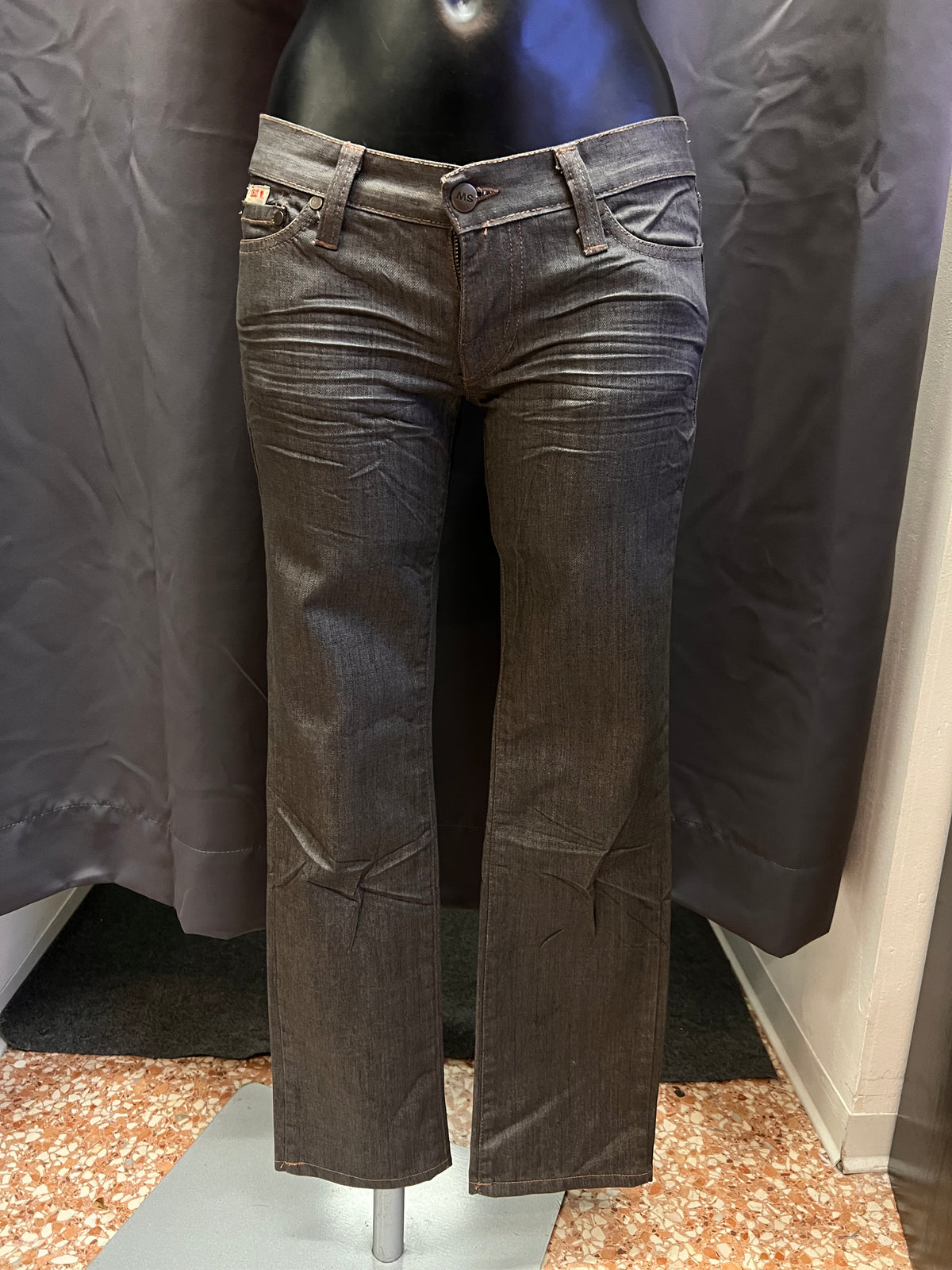 Jeans Y2K Sexy Woman vita bassa nuovo (Xs donna)