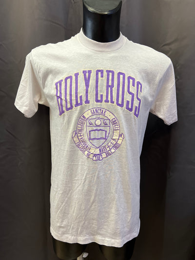 T-shirt vintege Best Design anni 80 College of the Holy Cross (L uomo) thumbnail