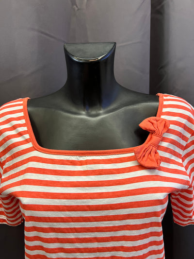 Maglia a righe con scollo quadrato vintage (L donna) thumbnail