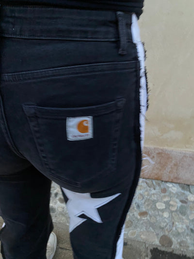 Jeans Carhartt Neri Elasticizzati Custom Donna M | R3BORN thumbnail