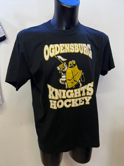 T-shirt vintage 90’s Best Fruit of the loom Ogdensburg Knights Hockey (XL uomo) thumbnail