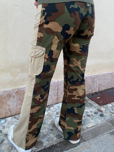 Pantalone militare Flare Milano Je T’Adore - donna M thumbnail
