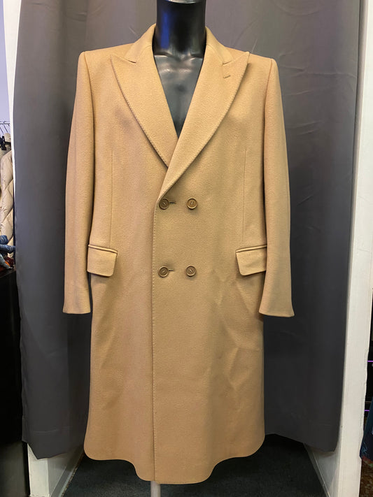 Capotto lungo vintage 100% Lana vergine (XXL uomo)
