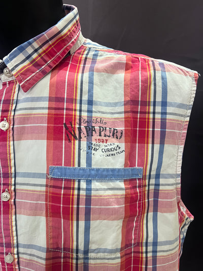 Camicia vintage Napapijri boxfit Custom R3BORN (XXL uomo) thumbnail