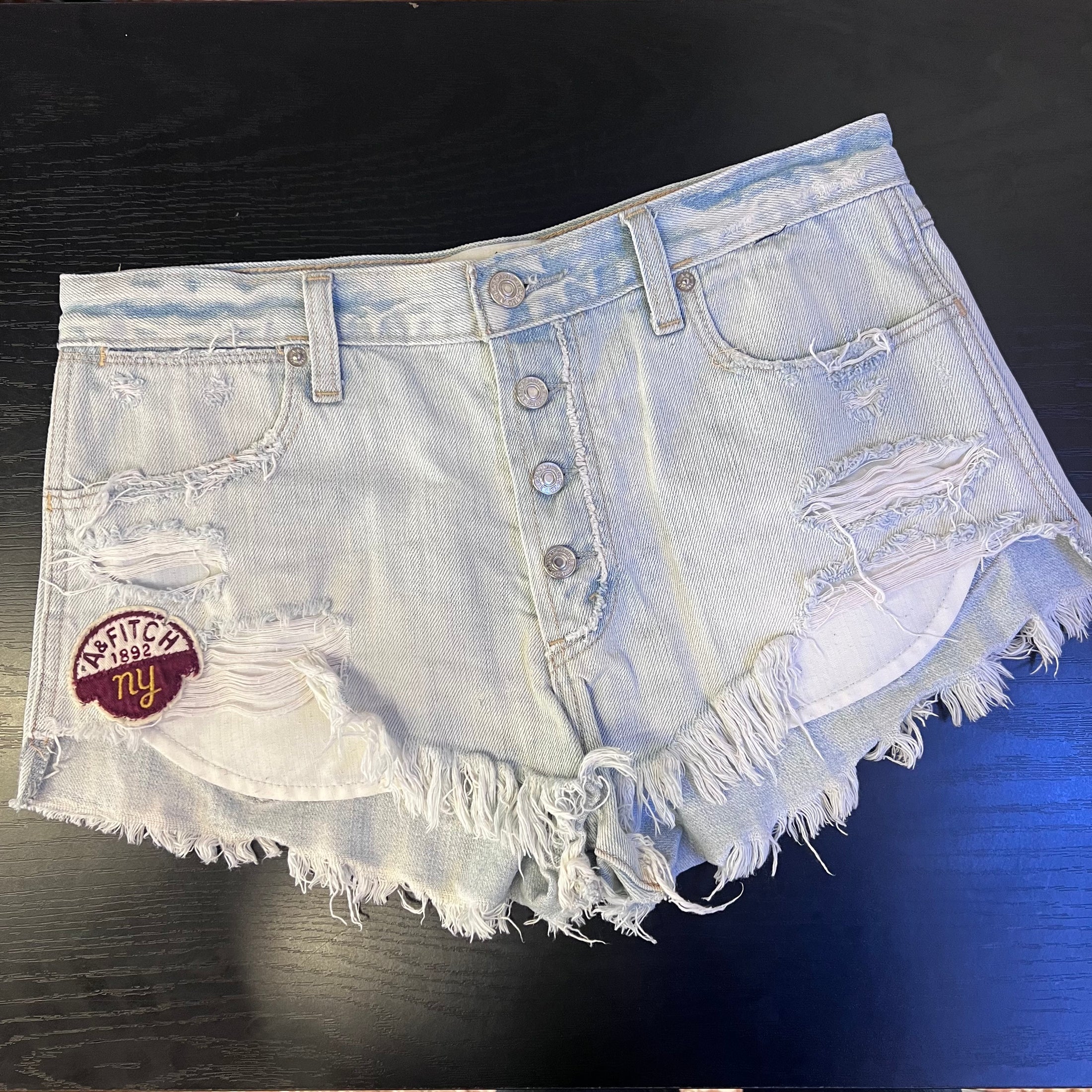 Shorts in denim Abercrombie & Fitch Festival Short (S donna)