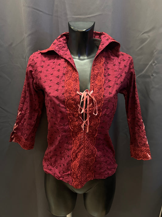 Blusa in sangallo Casa Blanca  (s donna