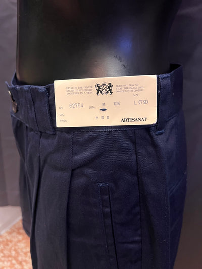 Bermuda Artisanat blu navy nuovo con cartellino (L donna) thumbnail
