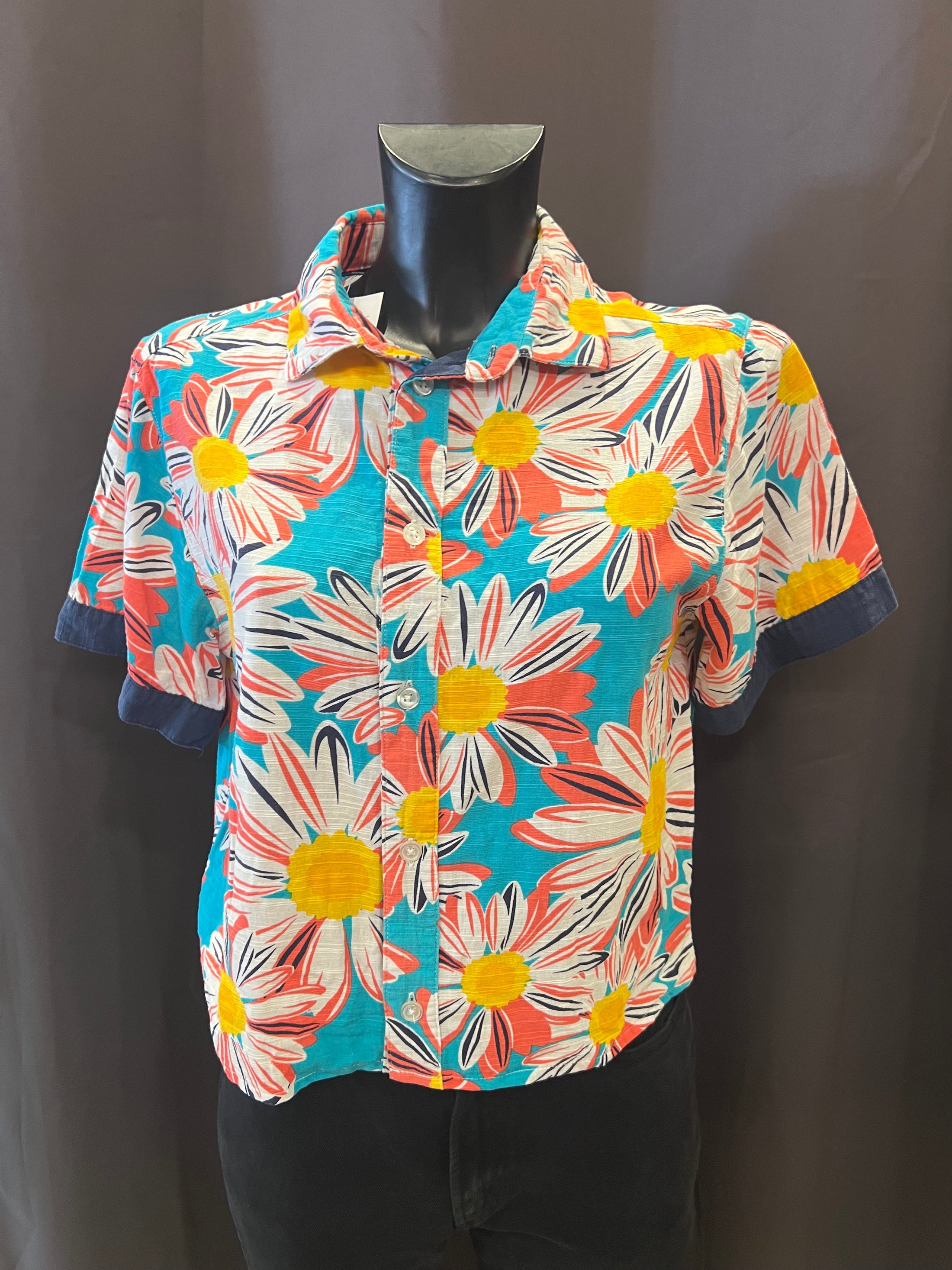 Camicia crop in cotone Wonder Nation |M donna