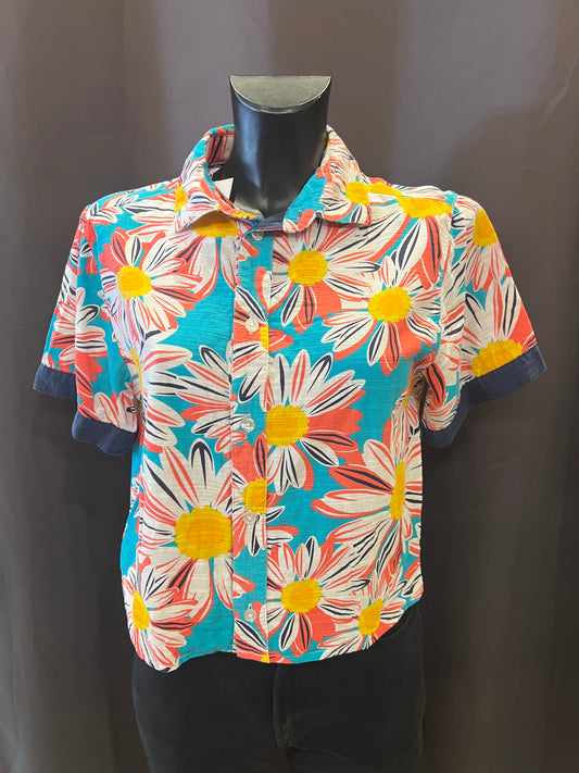 Camicia crop in cotone Wonder Nation |M donna