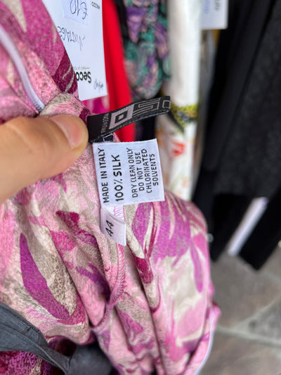 Abito vintage sartoriale in seta| M donna thumbnail