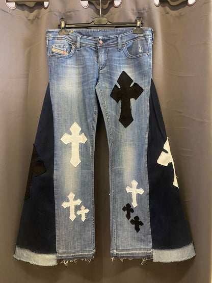 Jeans Y2K Diesel Custom by R3BORN (L)